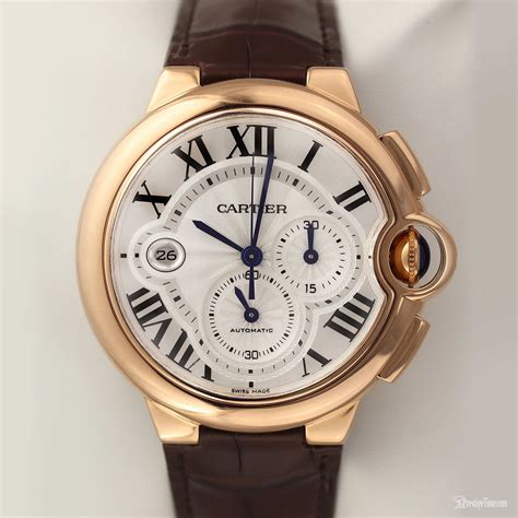 cartier montre ballon|cartier ballon bleu chronograph.